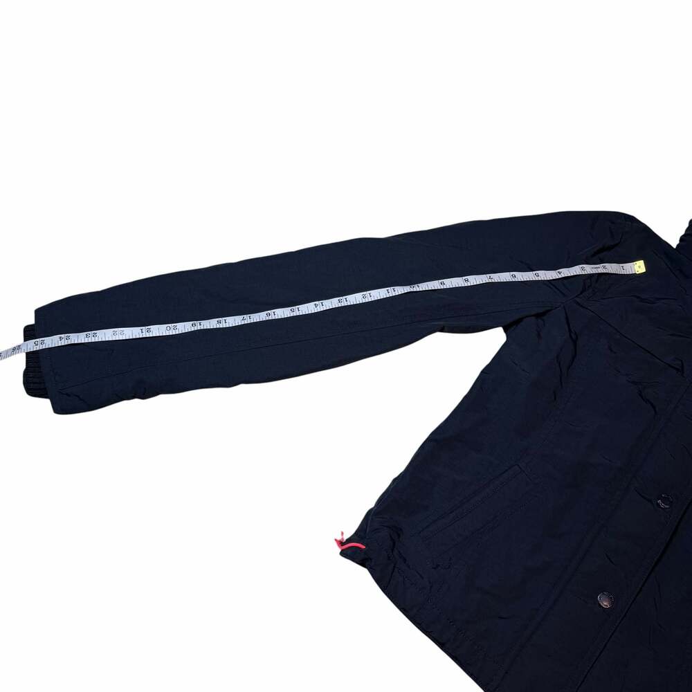 Hollister California Women's All-Weather Hooded Fleece-Lined Jacket Navy - Picture 6 of 6